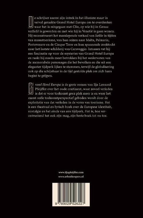 Grand Hotel Europa, Ilja Leonard Pfeijffer Boek 9789029526227 Bruna Grand Hotel Europa, Ilja Leonard Pfeijffer Boek 9789029526227 Bruna