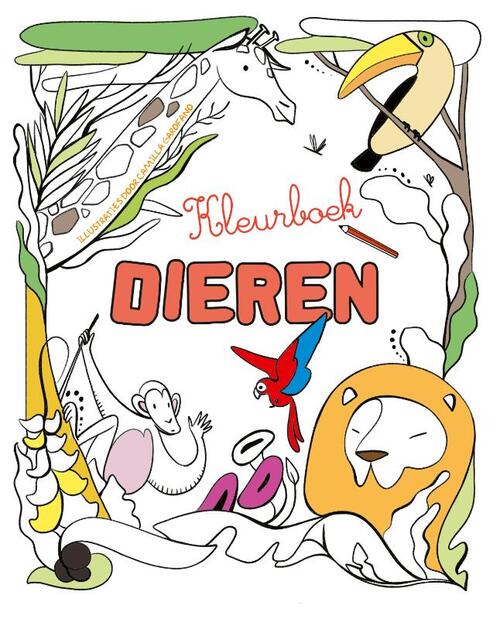 Dieren - Kleurboek -   (ISBN: 9789036648486)