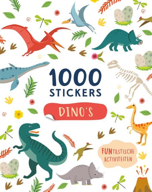 Dino's - 1000 stickers -  Claire Sipi (ISBN: 9789036650625)
