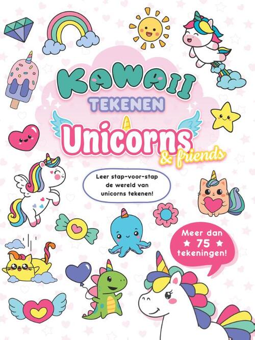 Kawaii tekenen unicorns & friends -  Rebo International B.V. (ISBN: 9789036650663)