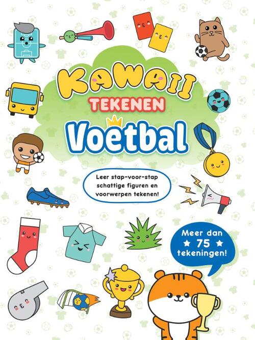 Kawaii tekenen voetbal -  Rebo International B.V. (ISBN: 9789036650670)