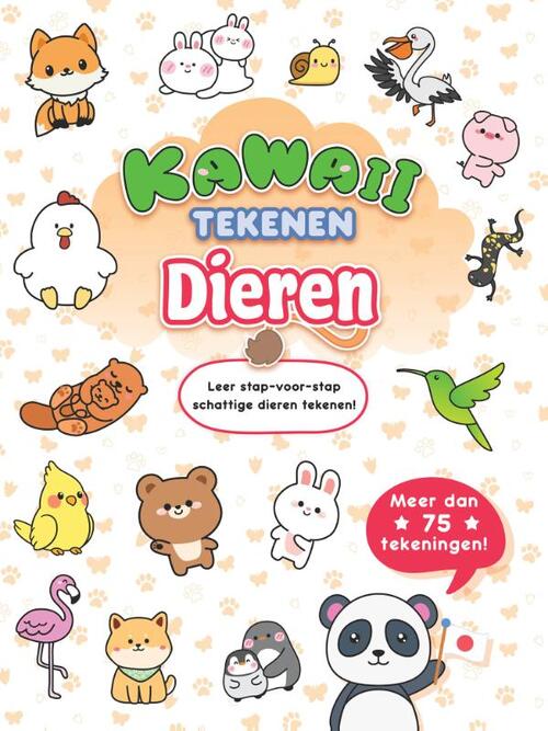 Kawaii tekenen dieren -  Rebo International B.V. (ISBN: 9789036650694)