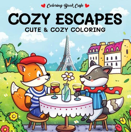 Cozy escapes - Cute & cozy coloring -   (ISBN: 9789036651592)