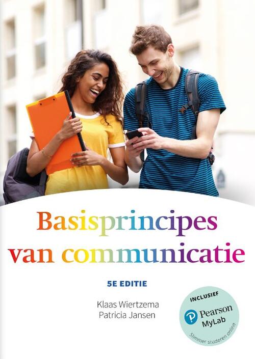 Basisprincipes van communicatie, 5e editie met MyLabNL toegangscode -  Klaas Wiertzema, Patricia Jansen (ISBN: 9789043037556)