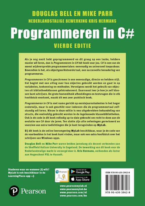 Programmeren in C#, 4e editie met MyLabNL toegangscode