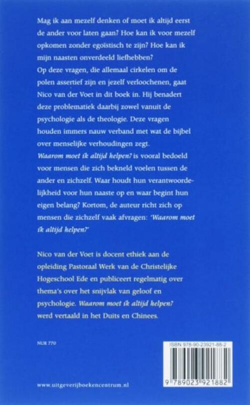 Waarom moet ik altijd helpen?, N. van der Voet eBook 9789043536899 Bruna