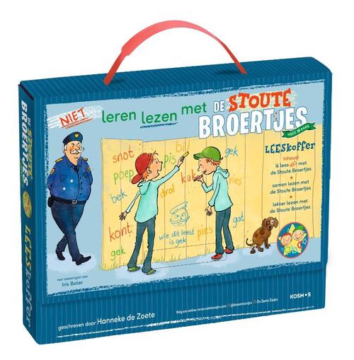 Leren lezen met de Stoute Broertjes leeskoffer -  Hanneke de Zoete (ISBN: 9789043940504)