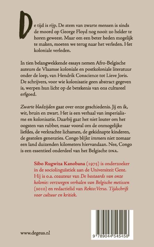 Oorzaak doorgaan met bijtend Zwarte bladzijden, Sibo Rugwiza Kanobana | 9789044545456 | Boek - bruna.nl