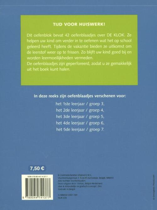 De klok Boek 9789044741377 Bruna