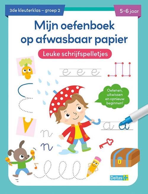 Mijn oefenboek op afwasbaar papier -   (ISBN: 9789044763324)
