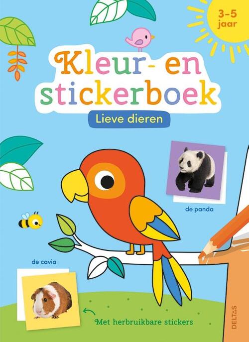 kleur- en stickerboek Lieve dieren -  Znu (ISBN: 9789044770445)