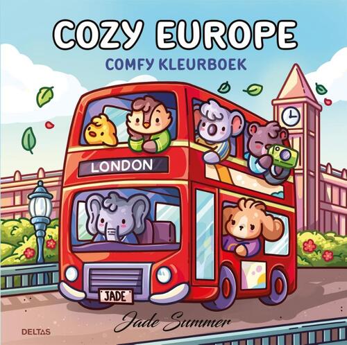 Cozy Europe - Comfy kleurboek Jade Summer, Centrale Uitgeverij Deltas | Boek | 9789044771428