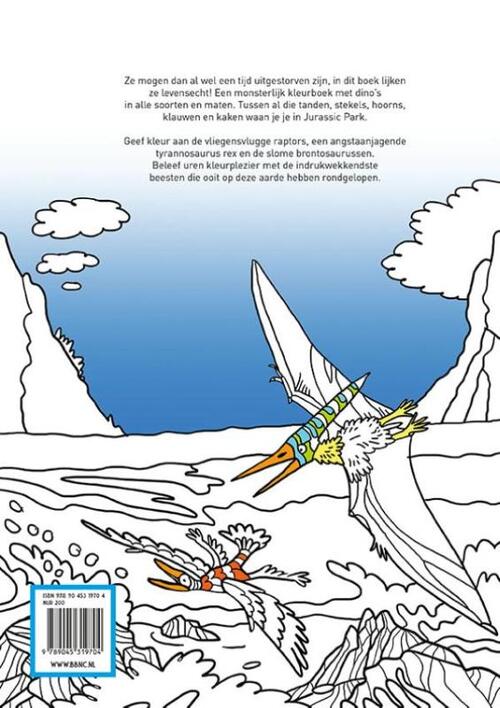 Preventie Slink tunnel Dinosaurus kleurboek, Anjo Mutsaars | 9789045319704 | Boek - bruna.nl