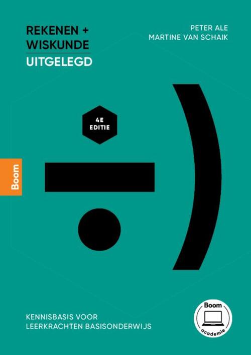 Rekenen en wiskunde uitgelegd -  Martine van Schaik, Peter Ale (ISBN: 9789046908686)