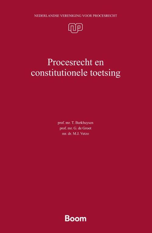 Procesrecht en constitutionele toetsing -  G. de Groot, M.J. Vetzo, T. Barkhuysen (ISBN: 9789047300984)