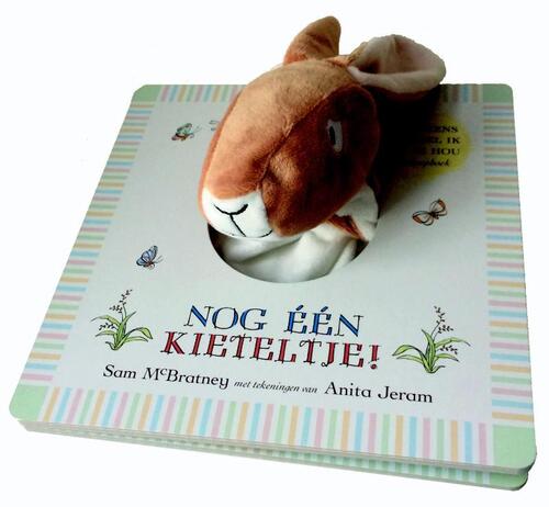Nog een kieteltje! Handpopboek bij Raad eens hoeveel ik van je hou -  Sam McBratney (ISBN: 9789047707639)