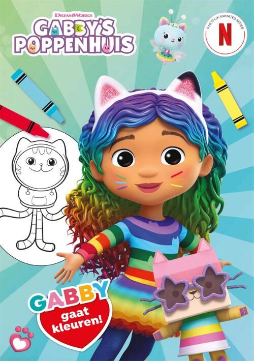 Gabby's kat-tastische kleurblok -   (ISBN: 9789047889069)