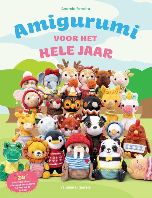 Een jaar vol met amigurumi vriendjes -  Andreia Ferreira (ISBN: 9789048323685)