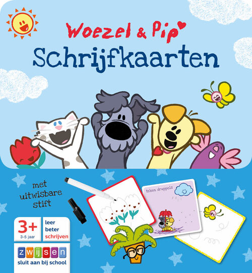 visie Miles Normalisatie Woezel & Pip - Schrijfkaarten | Speelgoed - bruna.nl
