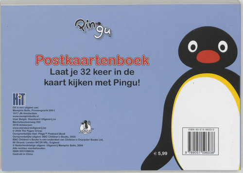 Pingu postkaartenboek