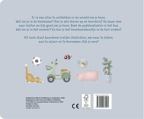 Mijn kijkboek - De wereld om je heen, Mercis Publishing | Kartonboekje