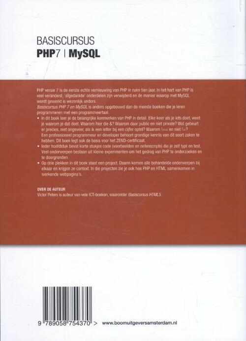Basiscursus PHP7 en MySQL