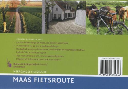 Maas fietsroute Eijsden - Mook, Diederik Mönch | 9789058815347 | Boek -  bruna.nl