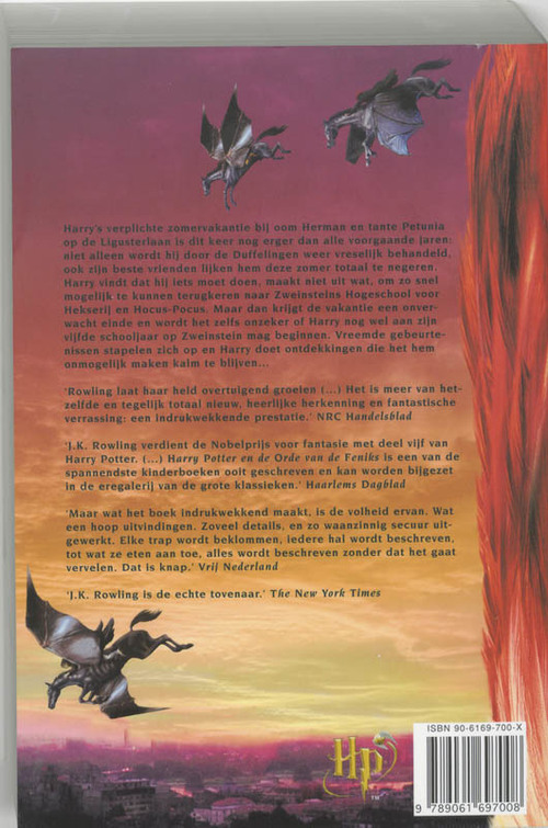 Harry Potter 5 - Harry Potter en de orde van de Feniks, J.K. Rowling | Boek  | 9789061697008 | Bruna