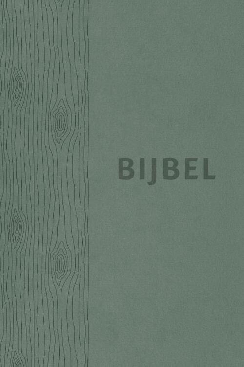 Bijbel (HSV) - groen leer met duimgrepen