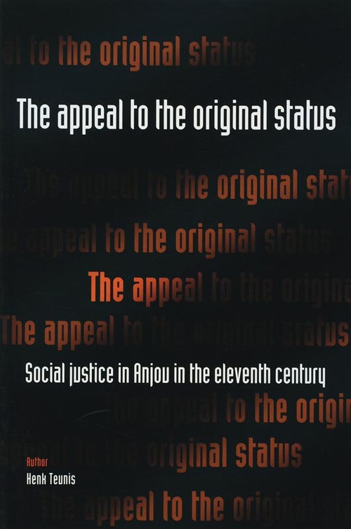The Appeal to original status -  H. Teunis (ISBN: 9789065509048)