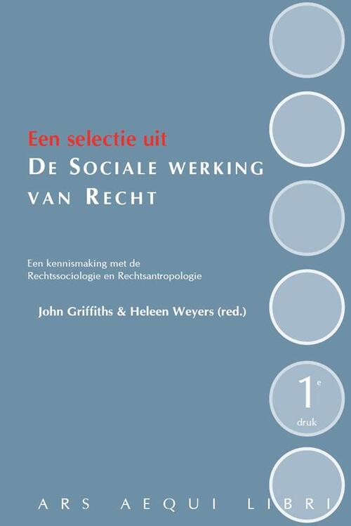 De sociale werking van recht -  Heleen Weyers, John Griffiths (ISBN: 9789069169866)