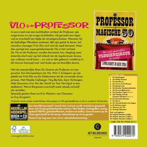 De Vlo En De Professor Hoorspel Boek+CD