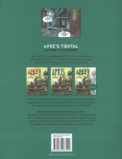 Het eerste echte strip kleurboek voor volwassenen - Afke's Tiental