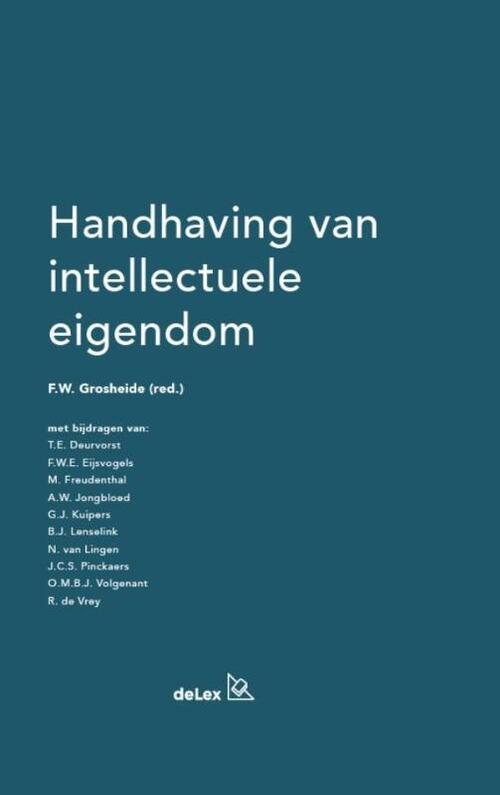 Handhaving van intellectuele eigendom -  F.W. Grosheide (ISBN: 9789086920464)