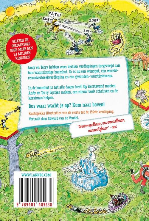 De waanzinnige boomhut 12 De waanzinnige boomhut van 156 verdiepingen, Andy Griffiths Boek De waanzinnige boomhut 12 De waanzinnige boomhut van 156 verdiepingen, Andy Griffiths Boek