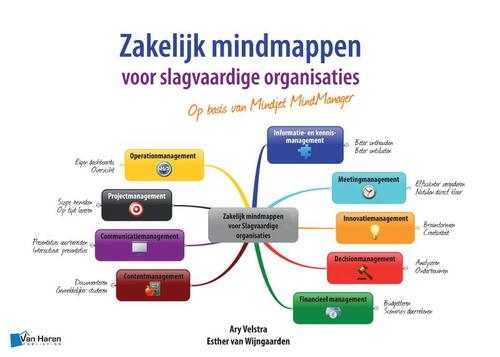 Zakelijk mindmappen voor slagvaardige organisaties - Op basis van Mindjet MindManager -  Ary Velstra, Esther van Wijngaarden (ISBN: 9789401805681)