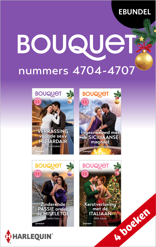 Bouquet e-bundel nummers 4704 - 4707 -  Caitlin Crews (ISBN: 9789402581447)