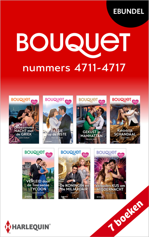 Bouquet e-bundel nummers 4711 - 4717 -  Carol Marinelli (ISBN: 9789402581881)