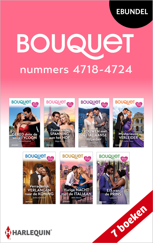 Bouquet e-bundel nummers 4718 - 4724 -  Abby Green (ISBN: 9789402582451)