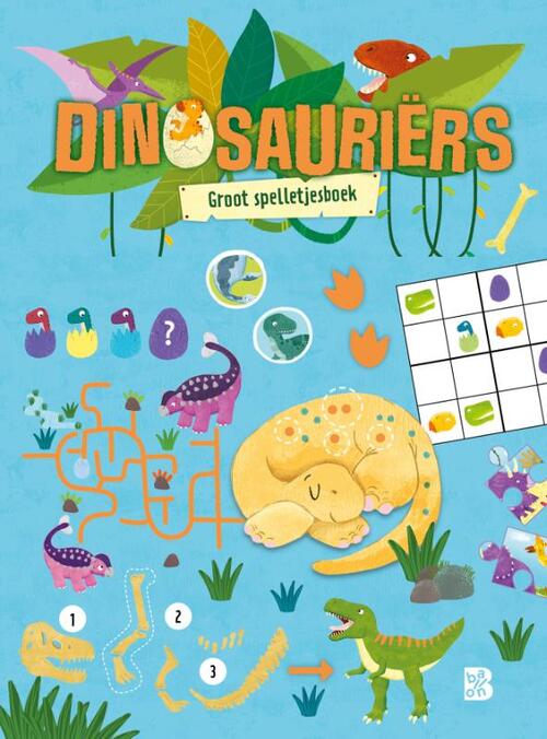 Dinosauriërs: Groot spelletjesboek -   (ISBN: 9789403240039)