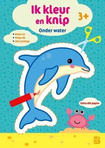 Ik kleur en knip: Onder water -   (ISBN: 9789403244983)