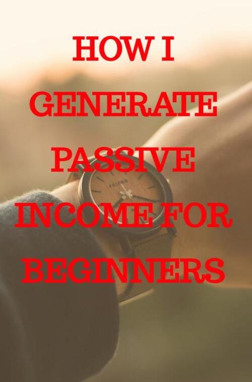How I generate passive income for beginners -  Kaylee Timmerman (ISBN: 9789403734125)