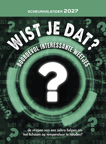 Scheurkalender 2027 Wist je dat? -   (ISBN: 9789460973680)