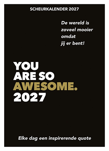 Scheurkalender 2027 You are so awesome. -   (ISBN: 9789460973697)