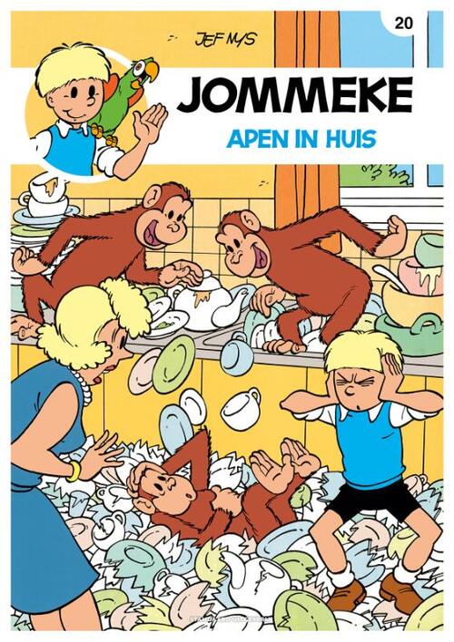 Standaard Uitgeverij - Strips & Kids Apen in huis -   (ISBN: 9789462101487)