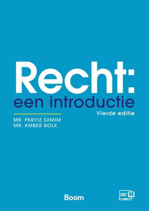 Recht: een introductie -  Amber Bolk, Parviz Samim (ISBN: 9789462120662)