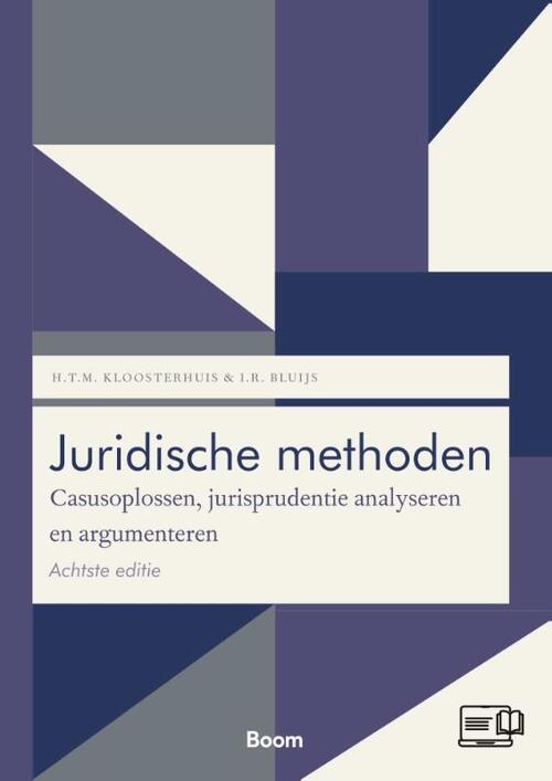 Juridische methoden -  H. Kloosterhuis, I.R. Bluijs (ISBN: 9789462129207)