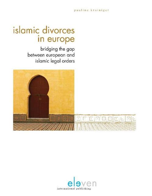 Islamic divorces in Europe -  Pauline Kruiniger (ISBN: 9789462741928)