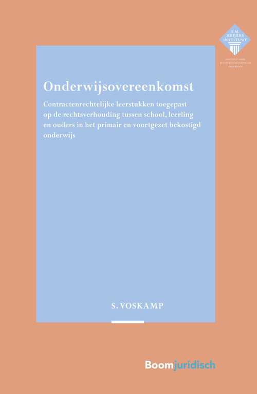 Onderwijsovereenkomst -  Stijn Voskamp (ISBN: 9789462749764)