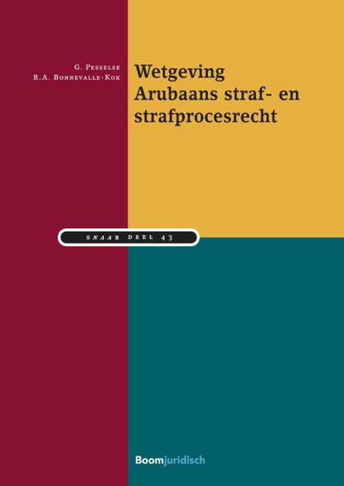 Wetgeving Arubaans straf- en strafprocesrecht - G. Pesselse, R. Bonnevalle-Kok (ISBN: 9789462909649)
